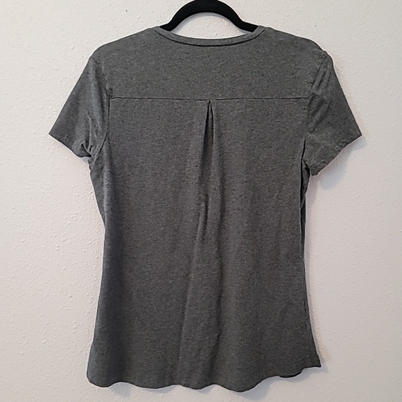 LO Brand Charcoal V Neck T-Shirt w Pocket Sz M - Picture 7 of 11